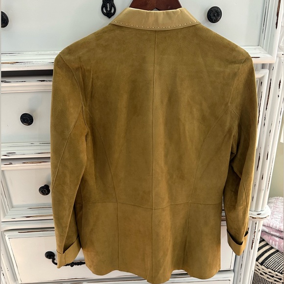 Vera Pelle Designer Leather Blazer - Picture 10 of 15